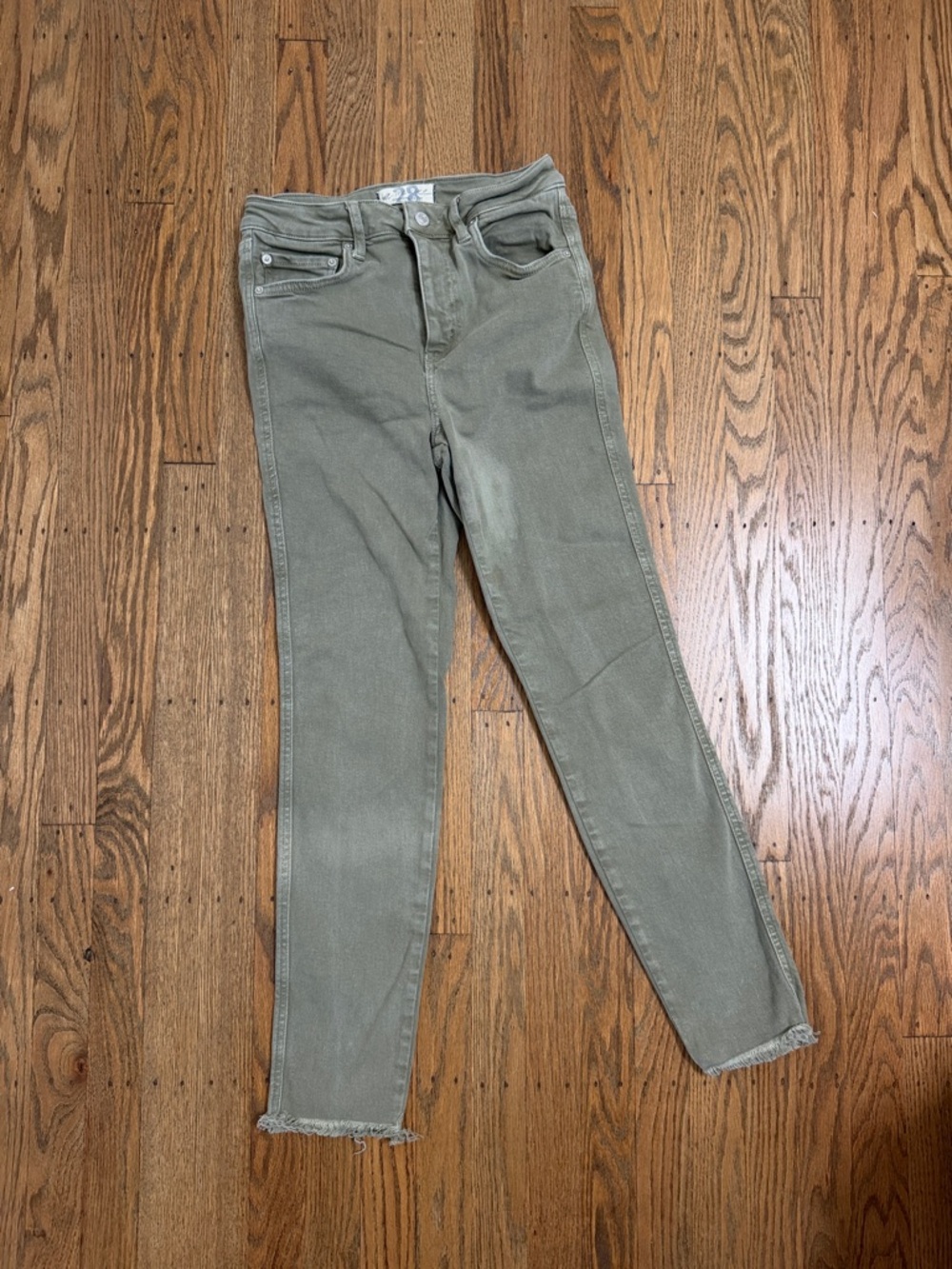 We the Free Slim High-Rise Women's Jeans in Olive Green